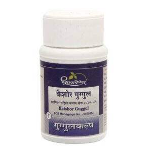 Dhootapapeshwar Kaishor Guggul, Kaishor Guggul benefits, Ayurvedic joint support tablet, detoxification Ayurvedic medicine, Guggulu formulation, metabolic wellness supplement, skin health Ayurvedic tablet, Ayurvedic cleansing formulation, Dhootapapeshwar Kaishor Guggul uses, Ayurvedic wellness supplement