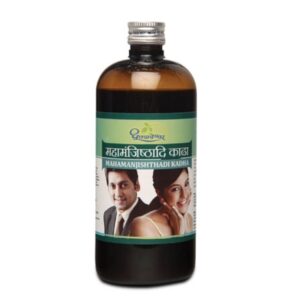 Dhootapapeshwar Mahamanjishthadi Kadha, Mahamanjishthadi Kadha benefits, Ayurvedic blood purifier, skin health Ayurvedic medicine, Manjishtha Kadha, detoxification Ayurvedic tonic, skin wellness herbal decoction, Ayurvedic cleansing formulation, Dhootapapeshwar Mahamanjishthadi uses, traditional Ayurvedic Kadha