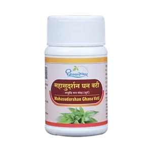 Dhootapapeshwar Mahasudarshan Ghana Vati, Mahasudarshan Ghana Vati benefits, Ayurvedic immunity tablet, seasonal wellness supplement, Guduchi herbal tablet, Ayurvedic digestive support medicine, immunity booster Ayurvedic formulation, wellness support tablet, Dhootapapeshwar Mahasudarshan Ghana Vati uses, Ayurvedic herbal wellness supplement
