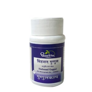 Dhootapapeshwar Sinhanad Guggul, Sinhanad Guggul benefits, Ayurvedic joint support tablet, mobility support supplement, detoxification Ayurvedic medicine, Guggulu formulation, musculoskeletal wellness tablet, digestive balance support, Dhootapapeshwar Sinhanad Guggul uses, Ayurvedic wellness supplement