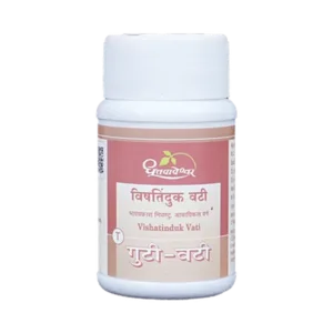 Dhootapapeshwar Vishatinduk Vati, Vishatinduk Vati benefits, Ayurvedic nervous system tablet, Kuchla tablet Ayurvedic medicine, digestive wellness supplement, vitality support Ayurvedic formulation, muscular wellness tablet, Ayurvedic metabolism support, Dhootapapeshwar Vishatinduk Vati uses, classical Ayurvedic tablet