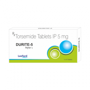 Durite 5 Tablet, Durite 5 uses, Torsemide 5 mg Tablet, diuretic medicine, edema treatment tablet, fluid retention medicine, hypertension medicine, swelling reduction tablet, loop diuretic medicine, blood pressure control tablet, kidney fluid retention treatment, heart failure edema medicine, Torsemide tablet uses, prescription diuretic medicine.
