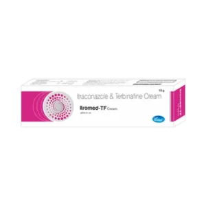Itromed TF Cream, Itromed TF Cream uses, Terbinafine Clobetasol Cream, antifungal steroid cream, fungal skin infection cream, ringworm treatment cream, athlete's foot cream, jock itch cream, itching relief cream, inflammatory fungal infection treatment, prescription skin cream, steroid antifungal cream, skin rash treatment, fungal infection medicine cream.