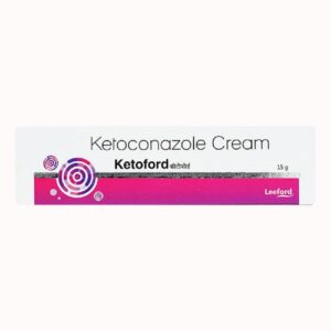 Ketoford 2% Cream, Ketoford Cream uses, Ketoconazole 2% Cream, antifungal cream, ringworm treatment cream, athlete's foot cream, jock itch treatment, fungal infection cream, skin infection treatment, candidiasis cream, seborrheic dermatitis treatment, Ketoconazole cream uses, itching relief cream, antifungal skin cream.
