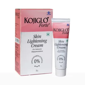 Kojiglo Forte Skin Lightening Cream, Kojiglo Forte Cream, Skin Lightening Cream, Depigmenting Cream, Melasma Cream, Dark Spot Removal Cream, Hyperpigmentation Cream, Acne Marks Cream, Kojic Acid Cream, Alpha Arbutin Cream, Niacinamide Cream, Skin Brightening Cream, Kojiglo Forte Uses, Kojiglo Forte Benefits, Pigmentation Treatment Cream, Dermatologist Recommended Skin Cream, Alkem Laboratories Products, Uneven Skin Tone Cream, Face Pigmentation Cream, Skin Brightening Skincare.