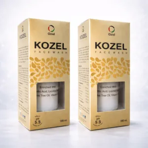Kozel Face Wash, Kozel Face Wash benefits, face wash for oily skin, deep cleansing face wash, daily face cleanser, oil control face wash, gentle face wash, skincare cleanser, Oziel Kozel Face Wash, face wash for healthy skin