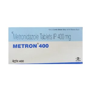 Metron 400mg Tablet, Metron 400 Tablet, Metronidazole 400 mg Tablet, Metronidazole Tablet, Antibiotic Tablet, Antiprotozoal Medicine, Amoebiasis Treatment, Giardiasis Medicine, Trichomoniasis Treatment, Bacterial Vaginosis Medicine, Anaerobic Infection Treatment, Dental Infection Antibiotic, Metron 400 Uses, Metron 400 Benefits, Prescription Antibiotic, Alkem Laboratories Products, Gastrointestinal Infection Medicine, Protozoal Infection Treatment, Metronidazole Uses, Antimicrobial Tablet.