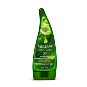Meglow Aloe Vera Gel, Aloe Vera Gel, moisturizing gel, hydrating gel, skin care gel, Aloe Vera moisturizer, face moisturizer gel, body moisturizer gel, soothing skin gel, Aloe Vera skin care, Leeford Meglow Aloe Vera Gel, daily skincare gel