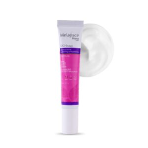 Melagrace Prime Skin Cream, Melagrace Prime Cream, Melagrace Prime Cream uses, pigmentation cream, dark spot removal cream, skin brightening cream, acne marks cream, Alpha Arbutin cream, Niacinamide cream, Azelaic Acid cream, blemish removal cream, uneven skin tone treatment, glowing skin cream, skin radiance cream.