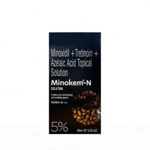 Minokem-N 5% Solution, Minokem N 5% Solution, Minoxidil 5% Finasteride Solution, Minoxidil 5% Solution, Finasteride Topical Solution, Hair Regrowth Solution, Hair Fall Treatment, Pattern Hair Loss Solution, Androgenetic Alopecia Treatment, Hair Growth Solution, Hair Density Solution, Minokem-N Uses, Minokem-N Benefits, Topical Hair Growth Medicine, Dermatologist Hair Loss Treatment, Alkem Laboratories Products, Scalp Hair Regrowth Solution, Men's Hair Loss Treatment, Hair Restoration Solution, Prescription Hair Growth Solution.