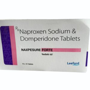 Naxpesure Forte Tablet, Naxpesure Forte uses, Naproxen Esomeprazole Tablet, arthritis medicine, joint pain relief tablet, anti inflammatory medicine, osteoarthritis treatment, rheumatoid arthritis medicine, muscle pain tablet, back pain relief medicine, NSAID with stomach protection, pain management tablet, prescription pain relief medicine, joint inflammation treatment.