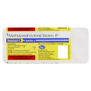 Rednisol 4 Tablet, Rednisol 4 uses, Methylprednisolone 4 mg Tablet, corticosteroid medicine, allergy treatment tablet, inflammation medicine, autoimmune disease medicine, asthma treatment medicine, rheumatoid arthritis medicine, immune suppression tablet, Methylprednisolone tablet uses, prescription steroid medicine, inflammatory disorder treatment, allergy relief medicine.