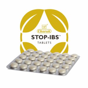 Stop-Ibs Tablet, Charak Stop-Ibs Tablet, IBS tablet, Ayurvedic IBS treatment, digestive health tablet, bloating relief tablet, bowel health supplement, Ayurvedic digestive support, abdominal discomfort relief, gut health tablet, IBS support supplement, Charak digestive tablet