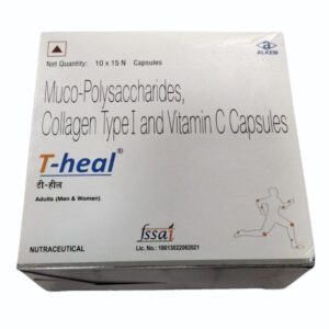 T-Heal Muco-Polysaccharide Collagen Type, T-Heal Dressing, Collagen Wound Dressing, Muco-Polysaccharide Dressing, Advanced Wound Care Dressing, Collagen Dressing for Wounds, Diabetic Foot Ulcer Dressing, Pressure Ulcer Dressing, Venous Leg Ulcer Dressing, Surgical Wound Dressing, Tissue Repair Dressing, Wound Healing Dressing, T-Heal Uses, T-Heal Benefits, Sterile Collagen Dressing, Chronic Wound Management, Advanced Wound Healing Product, Alkem Laboratories Products, Moist Wound Healing Dressing, Collagen Wound Care.