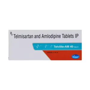 Telvilite AM 40 Tablet, Telvilite AM 40 uses, Telmisartan 40 mg Amlodipine 5 mg Tablet, hypertension medicine, high blood pressure tablet, BP control medicine, antihypertensive tablet, heart health medicine, cardiovascular protection tablet, stroke prevention medicine, blood pressure management medicine, Telmisartan Amlodipine tablet uses, prescription BP medicine, heart attack prevention tablet.