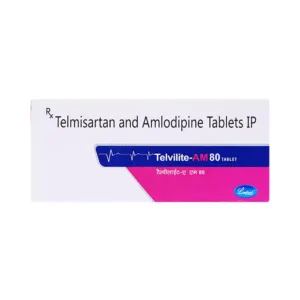Telvilite AM 80mg 5mg Tablet, Telvilite AM uses, Telmisartan 80 mg Amlodipine 5 mg Tablet, hypertension medicine, high blood pressure tablet, BP control medicine, heart health medicine, antihypertensive tablet, stroke prevention medicine, cardiovascular protection tablet, Telmisartan Amlodipine uses, prescription blood pressure medicine, heart attack risk reduction tablet, blood pressure management medicine.