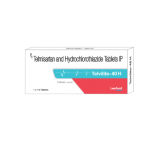 Telvilite H 40mg 12.5mg Tablet, Telvilite H 40 uses, Telmisartan 40 mg Hydrochlorothiazide 12.5 mg Tablet, hypertension medicine, high blood pressure tablet, BP control medicine, antihypertensive tablet, heart health medicine, cardiovascular protection tablet, stroke prevention medicine, diuretic blood pressure medicine, Telmisartan H tablet uses, prescription BP medicine, blood pressure management tablet.