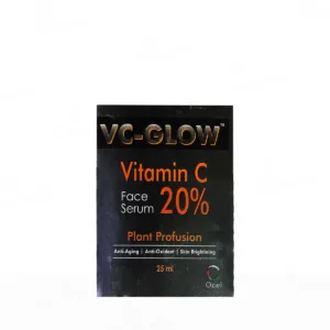 VC-Glow Vitamin C 20% Face Serum, Vitamin C face serum, skin brightening serum, glowing skin serum, pigmentation serum, dark spot removal serum, antioxidant face serum, collagen boosting serum, Oziel VC-Glow Serum, Vitamin C serum for radiant skin