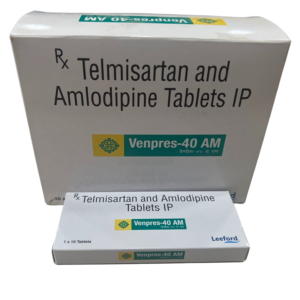 Venpres 40 AM Tablet, Venpres 40 AM uses, Telmisartan 40 mg Amlodipine 5 mg Tablet, hypertension medicine, high blood pressure tablet, BP control medicine, antihypertensive tablet, heart health medicine, cardiovascular protection tablet, stroke prevention medicine, blood pressure management medicine, Telmisartan Amlodipine tablet uses, prescription BP medicine, heart attack prevention tablet.