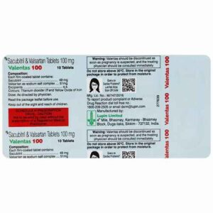 Valentas 100mg Tablet 10 tablets strip